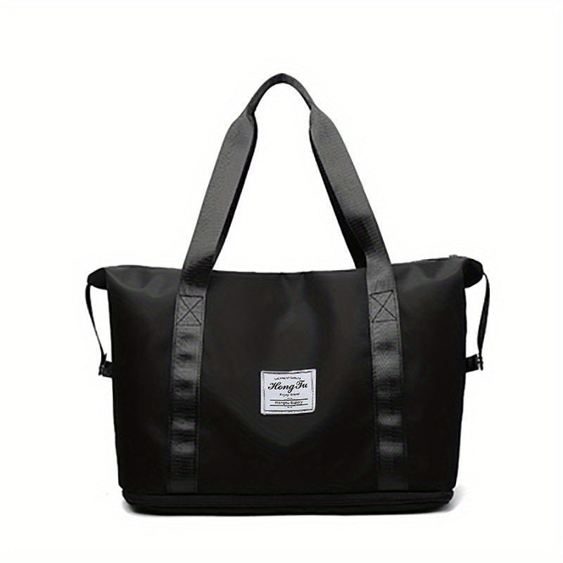 Large Capacity Folding Travel Bag Luggage Tote Gym Foldable Shoulder Bag for Women and Men