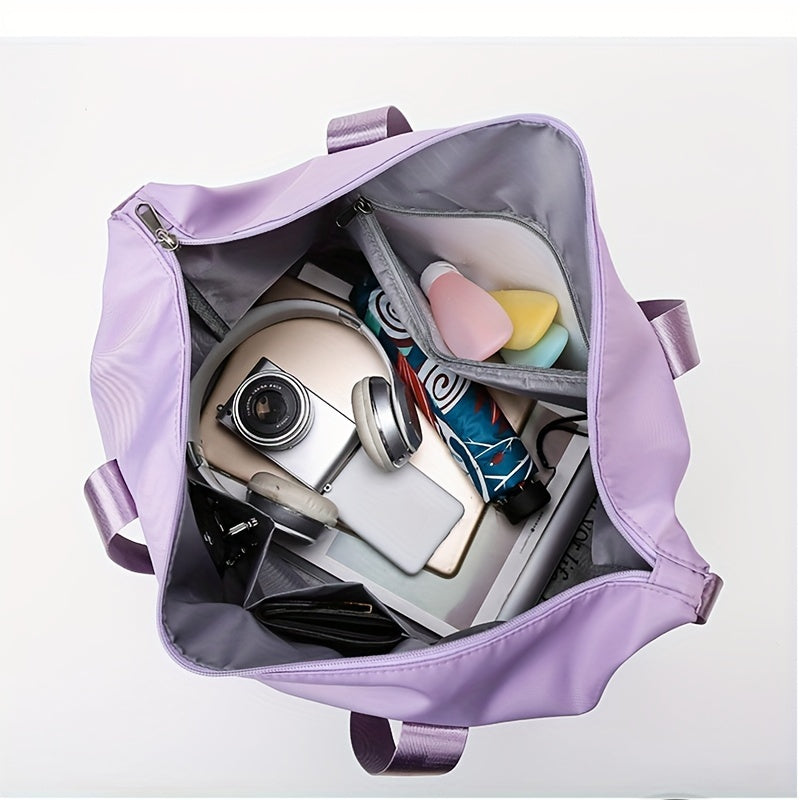 Large Capacity Folding Travel Bag Luggage Tote Gym Foldable Shoulder Bag for Women and Men
