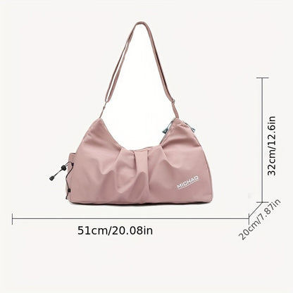 Yoga Bag Women's Sports Fitness Training Bag Fashionable Short Trip Luggage Bag Large Capacity Travel Bag Lightweight Travel Storage Bag