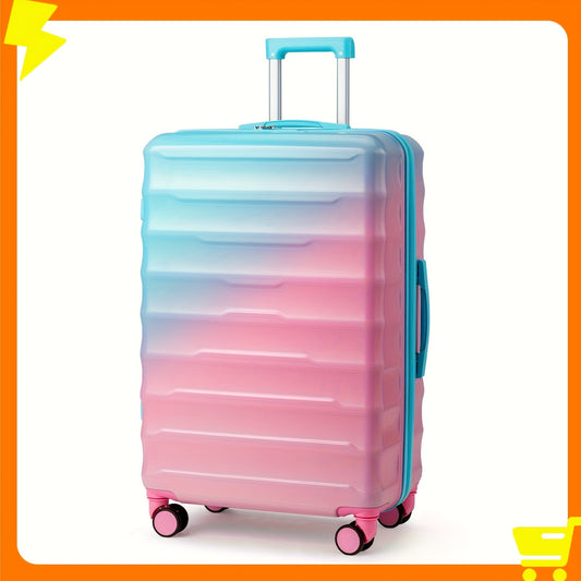 1pc Large 20\u002F24\u002F28-Inch Hardshell ABS+PC Suitcase with TSA Lock