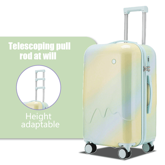 ET Gradient-Style Spinner Suitcase with Telescopic Handle