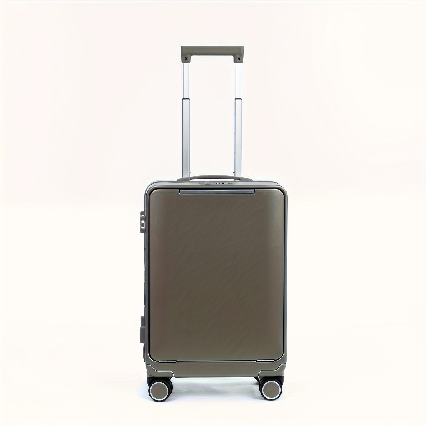20-Inch Aluminum Frame Suitcase, TSA Approved, Light Luxury Texture Trend Travel New Style