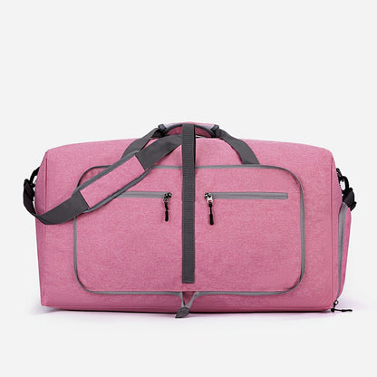 Large Capacity Travel Gym Bag with Shoe Compartment - Heavy-Duty duffel with Zipper Closure
