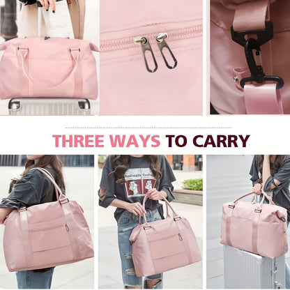 High Quality Gym Bag & Travel Duffel - with Zippered Front Pocket