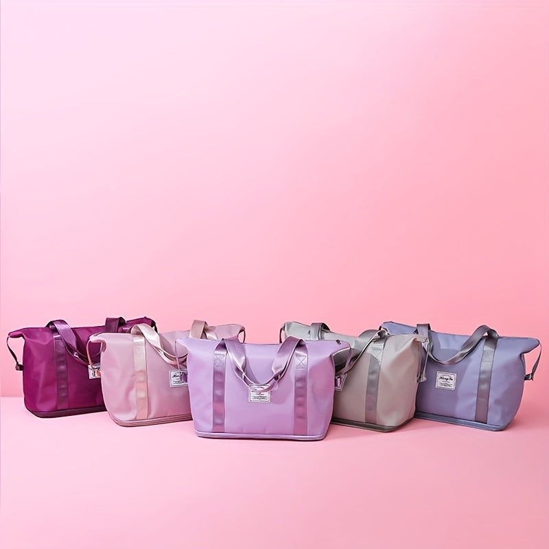 Large Capacity Folding Travel Bag Luggage Tote Gym Foldable Shoulder Bag for Women and Men
