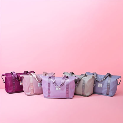 Large Capacity Folding Travel Bag Luggage Tote Gym Foldable Shoulder Bag for Women and Men