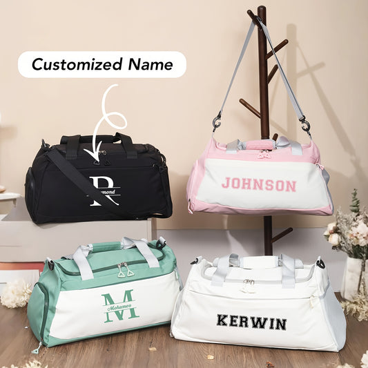 1pc Customized Personalized Luggage Bag, Travel Organizer, Dance Bag, Gym Bag, Hospital Bag