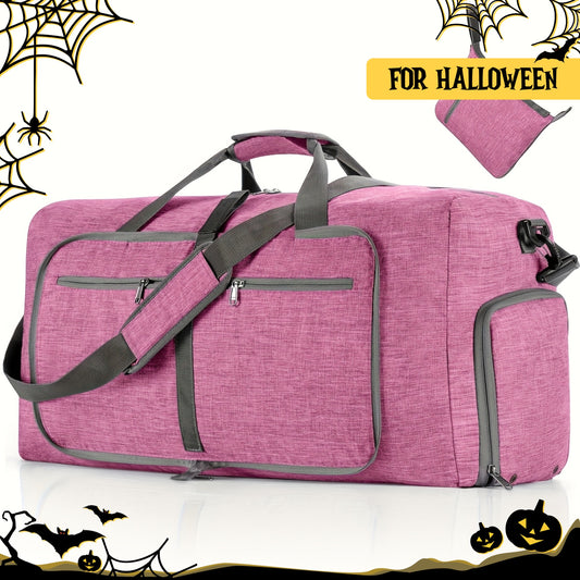Large Capacity Travel Gym Bag with Shoe Compartment - Heavy-Duty duffel with Zipper Closure