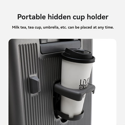 1pc Large Suitcase with USB Charging Ports