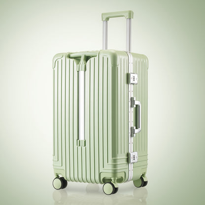 Aluminum Frame Luggage, Large Capacity Luggage, Double Trolley Handle