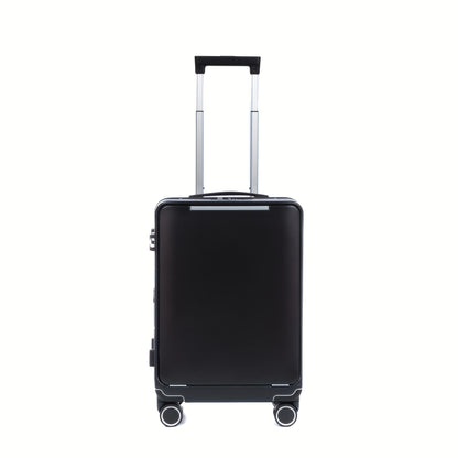 20-Inch Aluminum Frame Suitcase, TSA Approved, Light Luxury Texture Trend Travel New Style