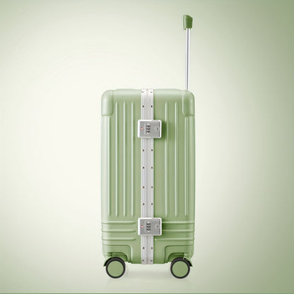 Aluminum Frame Luggage, Large Capacity Luggage, Double Trolley Handle