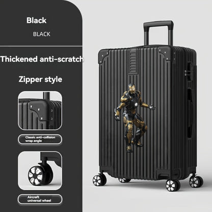 Disney Official Stitch & Mickey\u002FMinnie Mouse 360° Spinner Luggage with 4-Wheel Lockable Suitcase