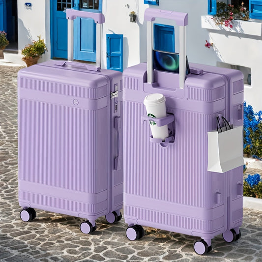 20-inch Large Capacity Hard Shell Suitcase with 4 Spinner Wheels