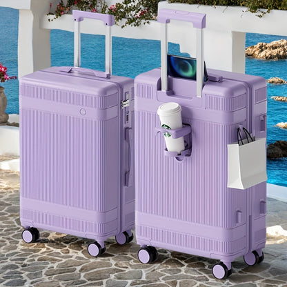 20-inch Large Capacity Hard Shell Suitcase with 4 Spinner Wheels