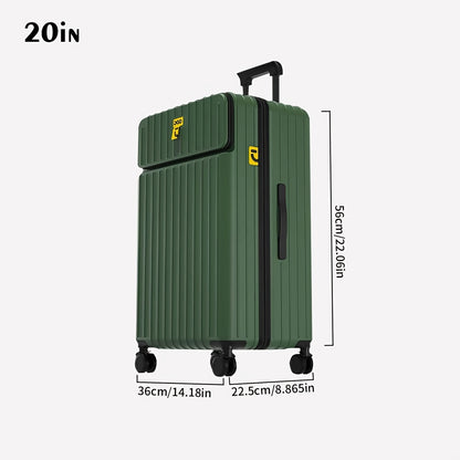20\u002F24\u002F28 Inch PC Material Pull-on Luggage Set - Multiple Colors Available