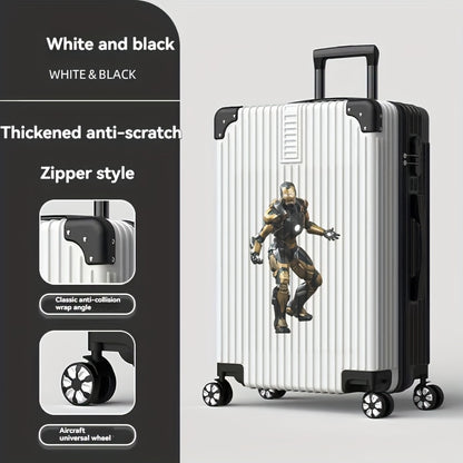Disney Official Stitch & Mickey\u002FMinnie Mouse 360° Spinner Luggage with 4-Wheel Lockable Suitcase