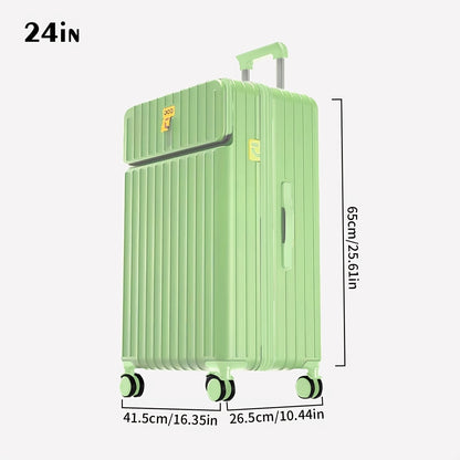 20\u002F24\u002F28 Inch PC Material Pull-on Luggage Set - Multiple Colors Available
