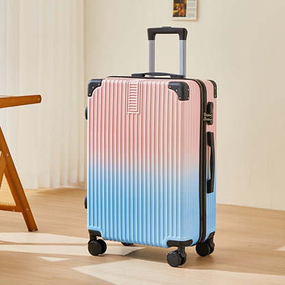 Fashion Graffiti 24-Inch Large Capacity Luggage with Spinner Wheels, TSA Lock