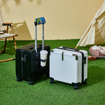 1pc 18-Inch Luggage, Travel Function Carry-On Luggage