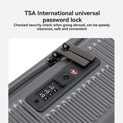 1pc Large Suitcase with USB Charging Ports