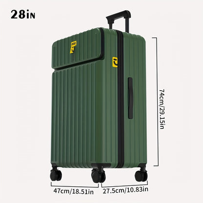 20\u002F24\u002F28 Inch PC Material Pull-on Luggage Set - Multiple Colors Available