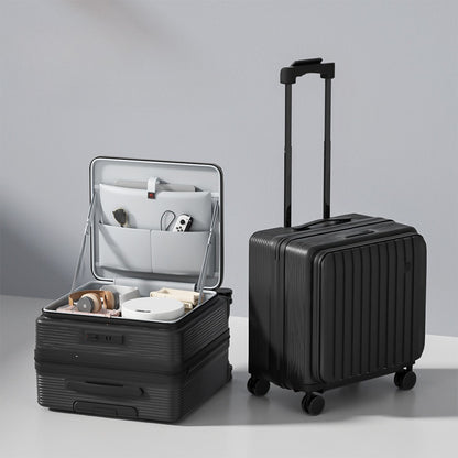 Unisex Multifunctional Small Side-Opening Deep Compartment Luggage