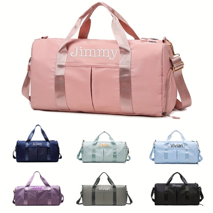 Personalized Duffel Bag Name Custom Sport Gym Bags for Women