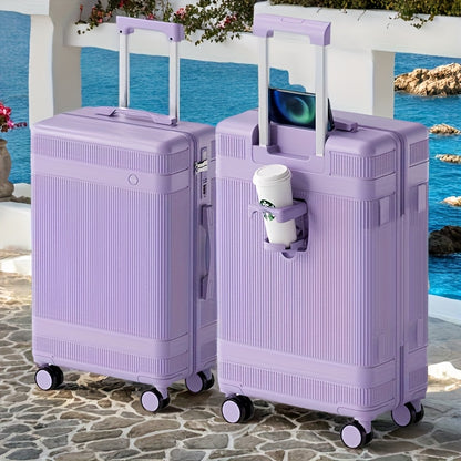 20-inch Large Capacity Hard Shell Suitcase with 4 Spinner Wheels