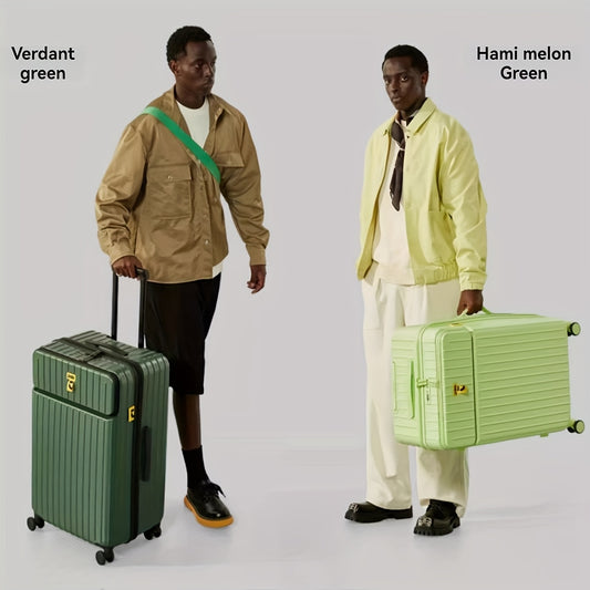 20\u002F24\u002F28 Inch PC Material Pull-on Luggage Set - Multiple Colors Available