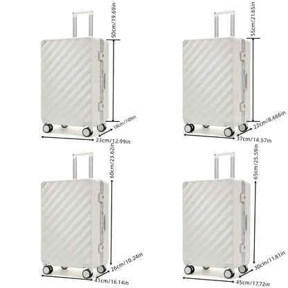 Elegant Suitcase GEYIDAISHU Aluminum Frame Suitcase